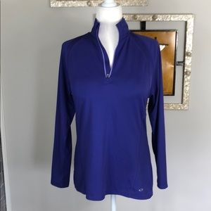 Champion purple long sleeve workout top. Med
